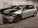 2014 Volkswagen Golf 2.5l Silver vin: WVWDB7AJXEW008574