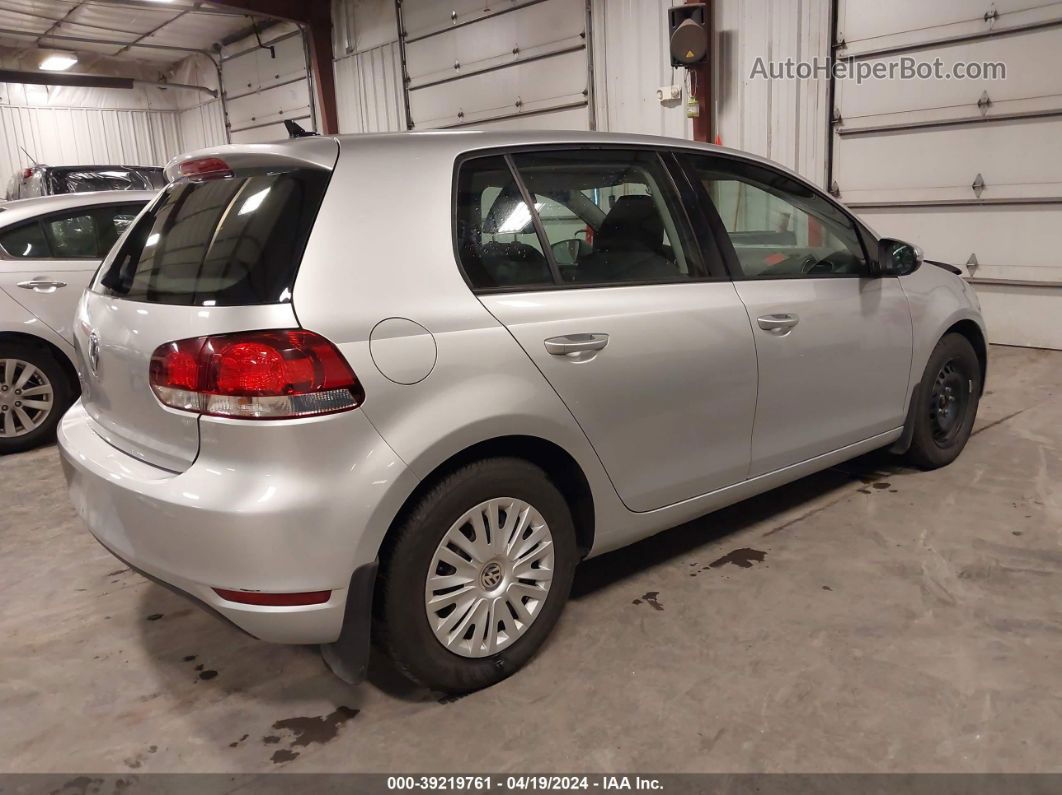 2014 Volkswagen Golf 2.5l Silver vin: WVWDB7AJXEW008574