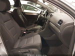 2014 Volkswagen Golf 2.5l Silver vin: WVWDB7AJXEW008574