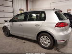 2014 Volkswagen Golf 2.5l Silver vin: WVWDB7AJXEW008574