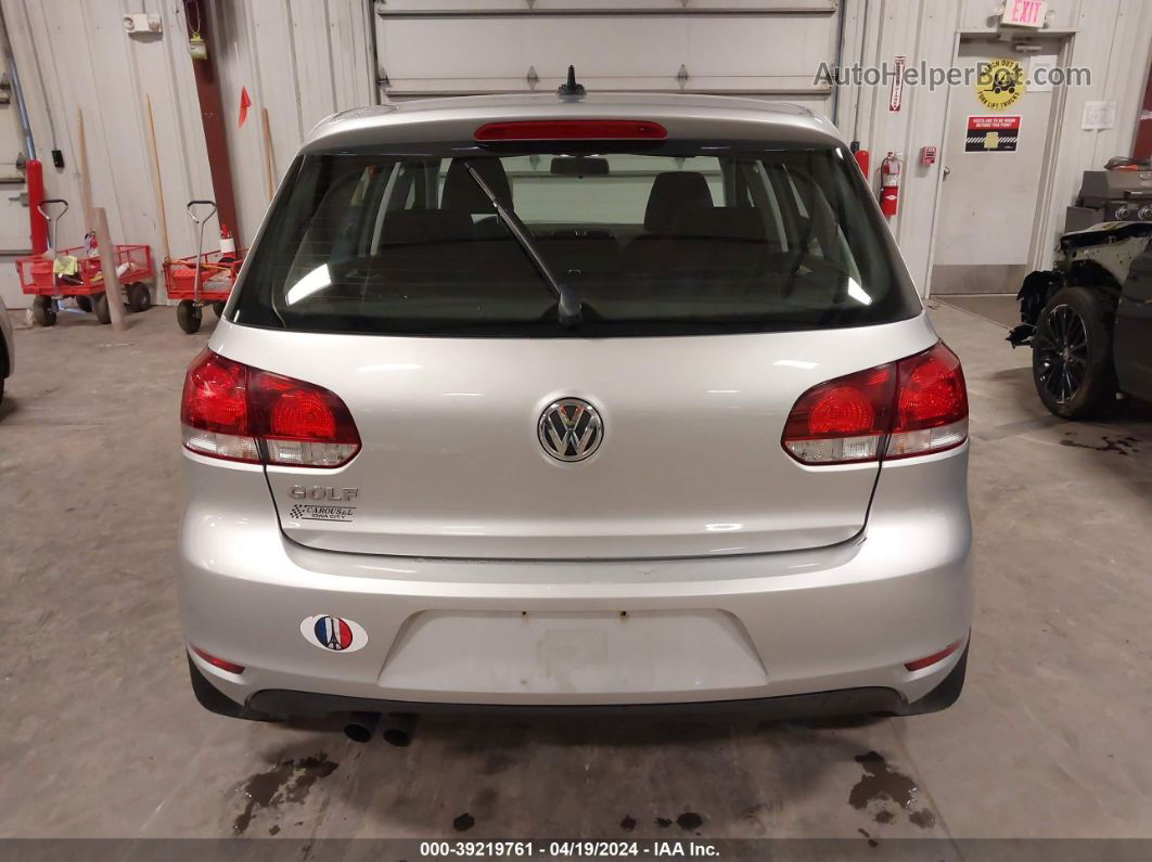 2014 Volkswagen Golf 2.5l Silver vin: WVWDB7AJXEW008574