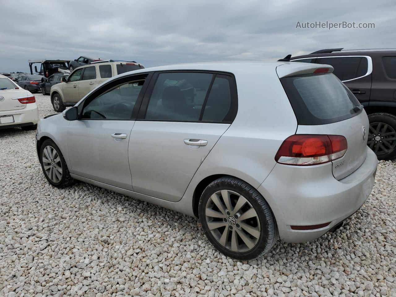 2014 Volkswagen Golf  Silver vin: WVWDM7AJ0EW006715