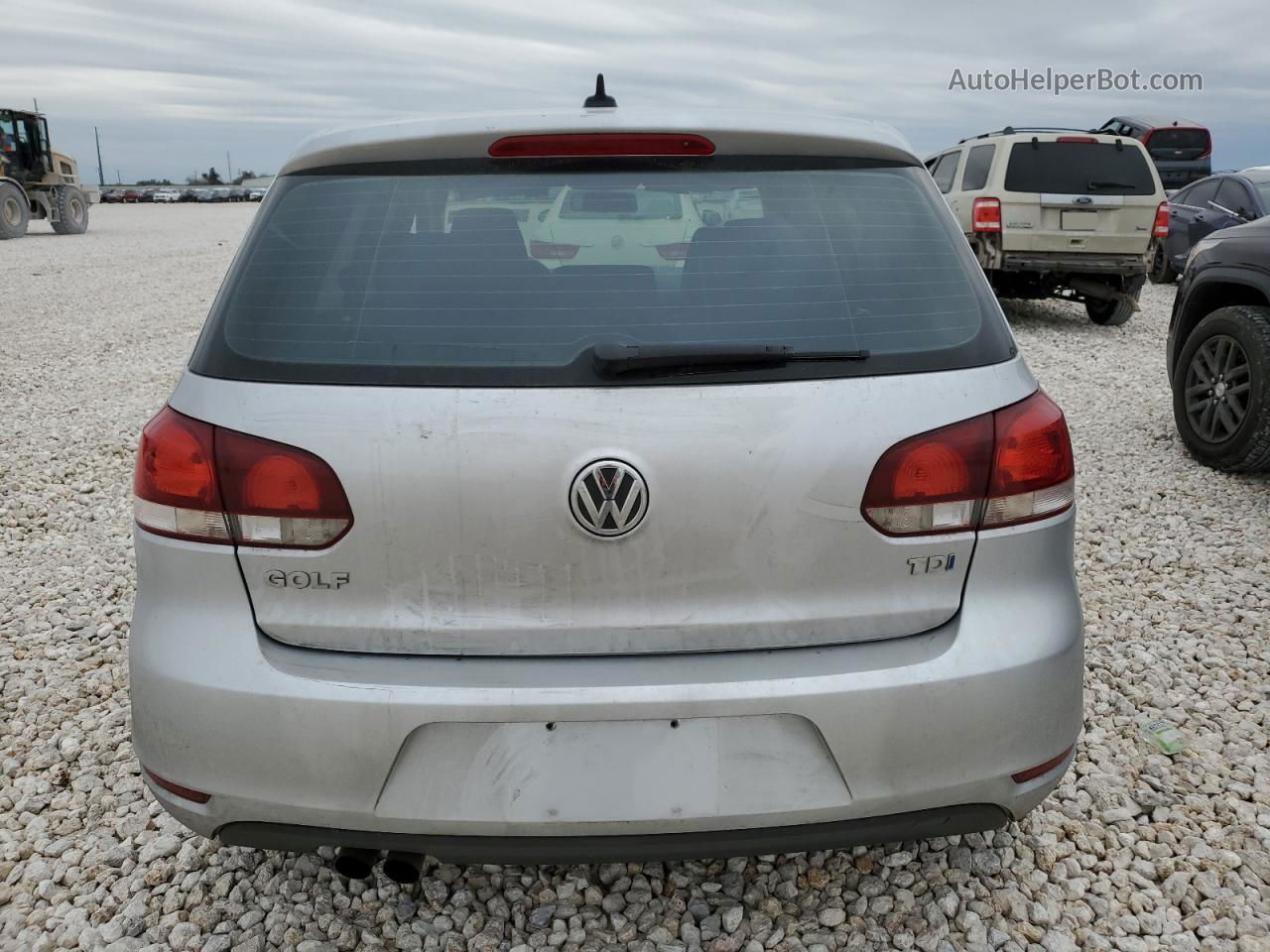 2014 Volkswagen Golf  Silver vin: WVWDM7AJ0EW006715