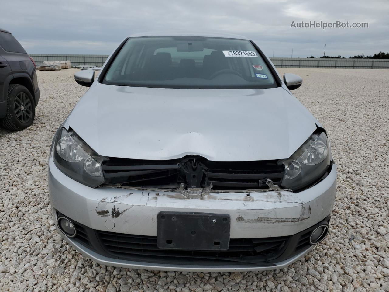 2014 Volkswagen Golf  Серебряный vin: WVWDM7AJ0EW006715