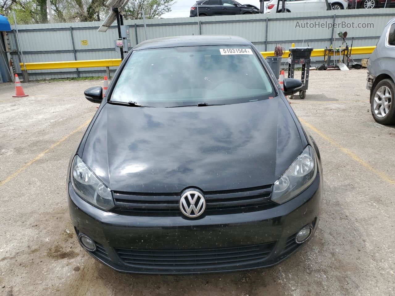 2014 Volkswagen Golf  Black vin: WVWDM7AJ0EW006763