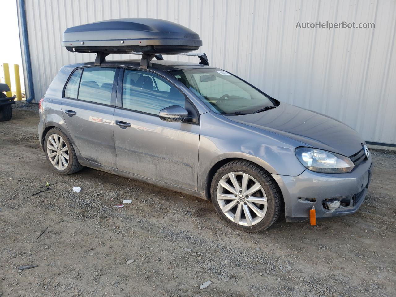 2014 Volkswagen Golf  Серый vin: WVWDM7AJ0EW009128