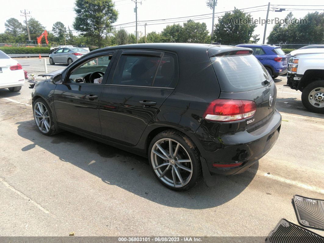 2014 Volkswagen Golf Tdi Black vin: WVWDM7AJ1EW011695