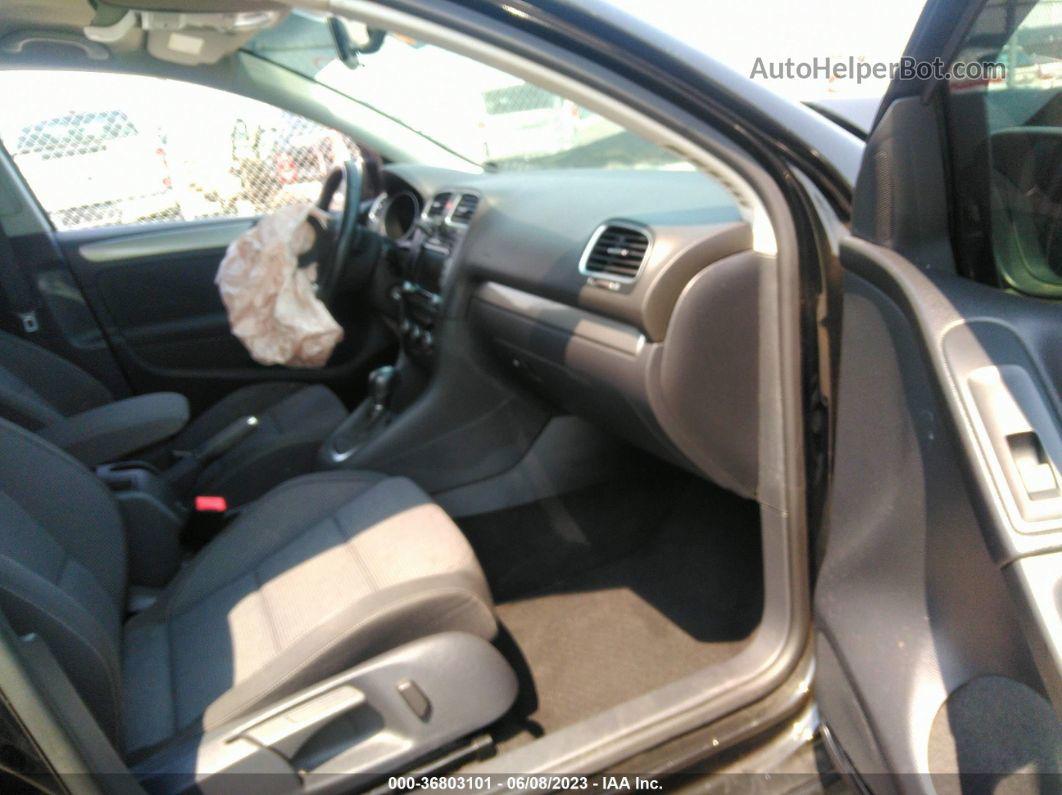 2014 Volkswagen Golf Tdi Черный vin: WVWDM7AJ1EW011695