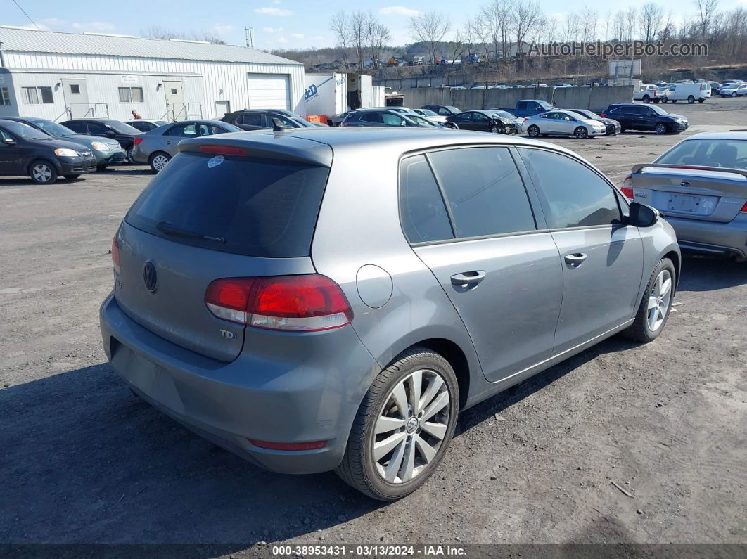 2014 Volkswagen Golf 2.0l Tdi Gray vin: WVWDM7AJ3EW005106