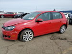 2014 Volkswagen Golf  Red vin: WVWDM7AJ4EW001503