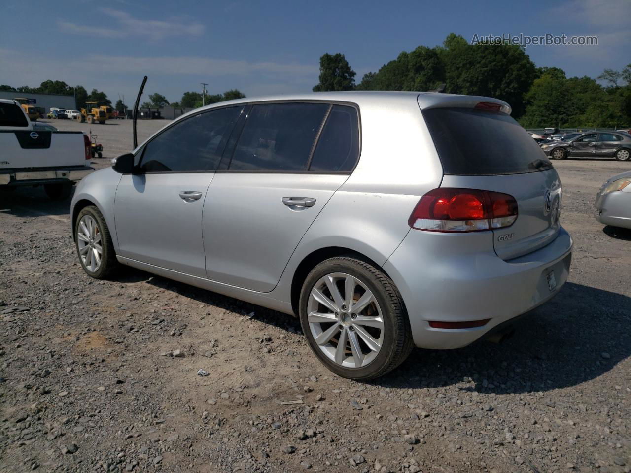 2014 Volkswagen Golf  Silver vin: WVWDM7AJ9EW007930