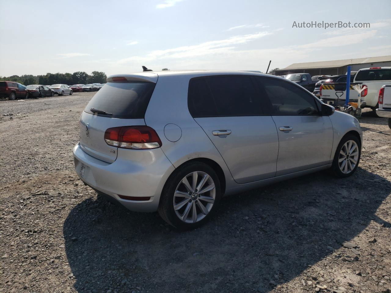 2014 Volkswagen Golf  Silver vin: WVWDM7AJ9EW007930