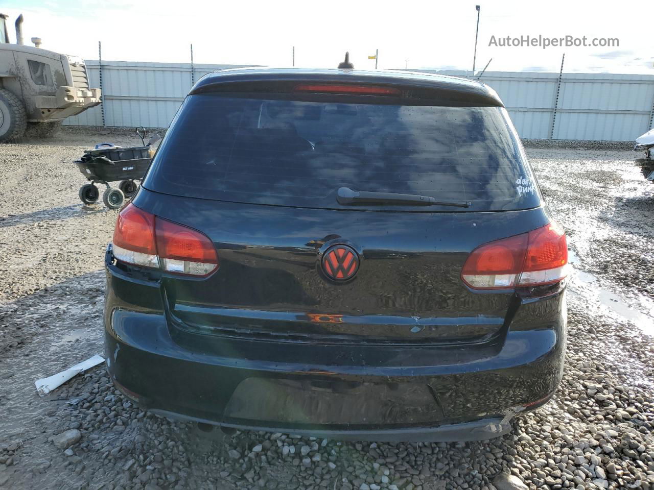 2014 Volkswagen Golf  Черный vin: WVWDM7AJXEW006964