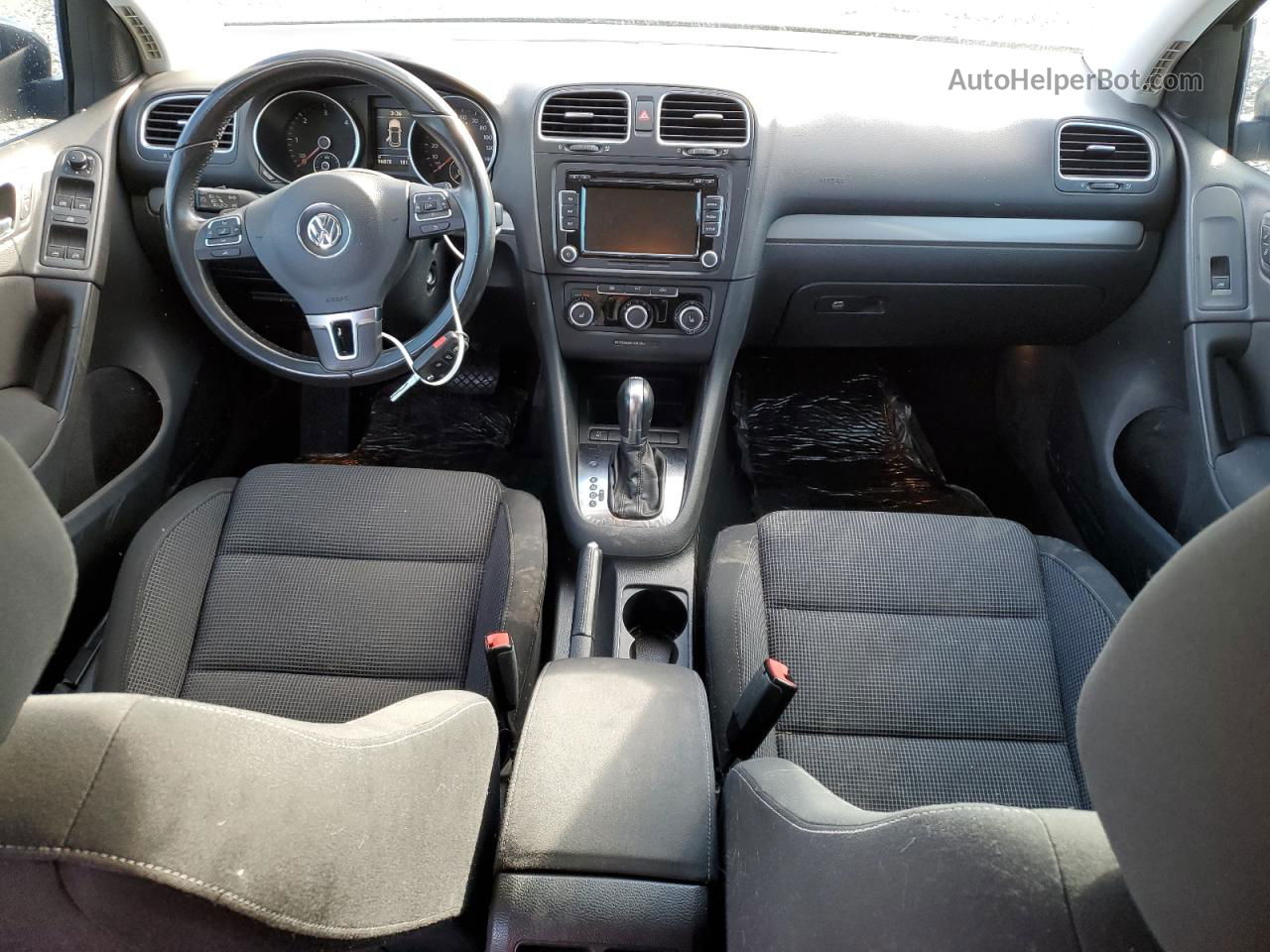 2014 Volkswagen Golf  Черный vin: WVWDM7AJXEW006964