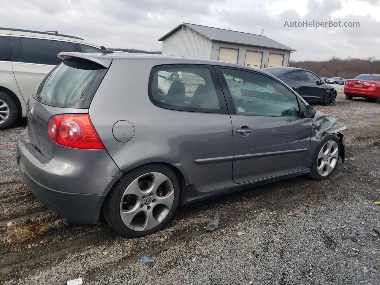 2009 Volkswagen Gti  Серый vin: WVWED71K19W007309