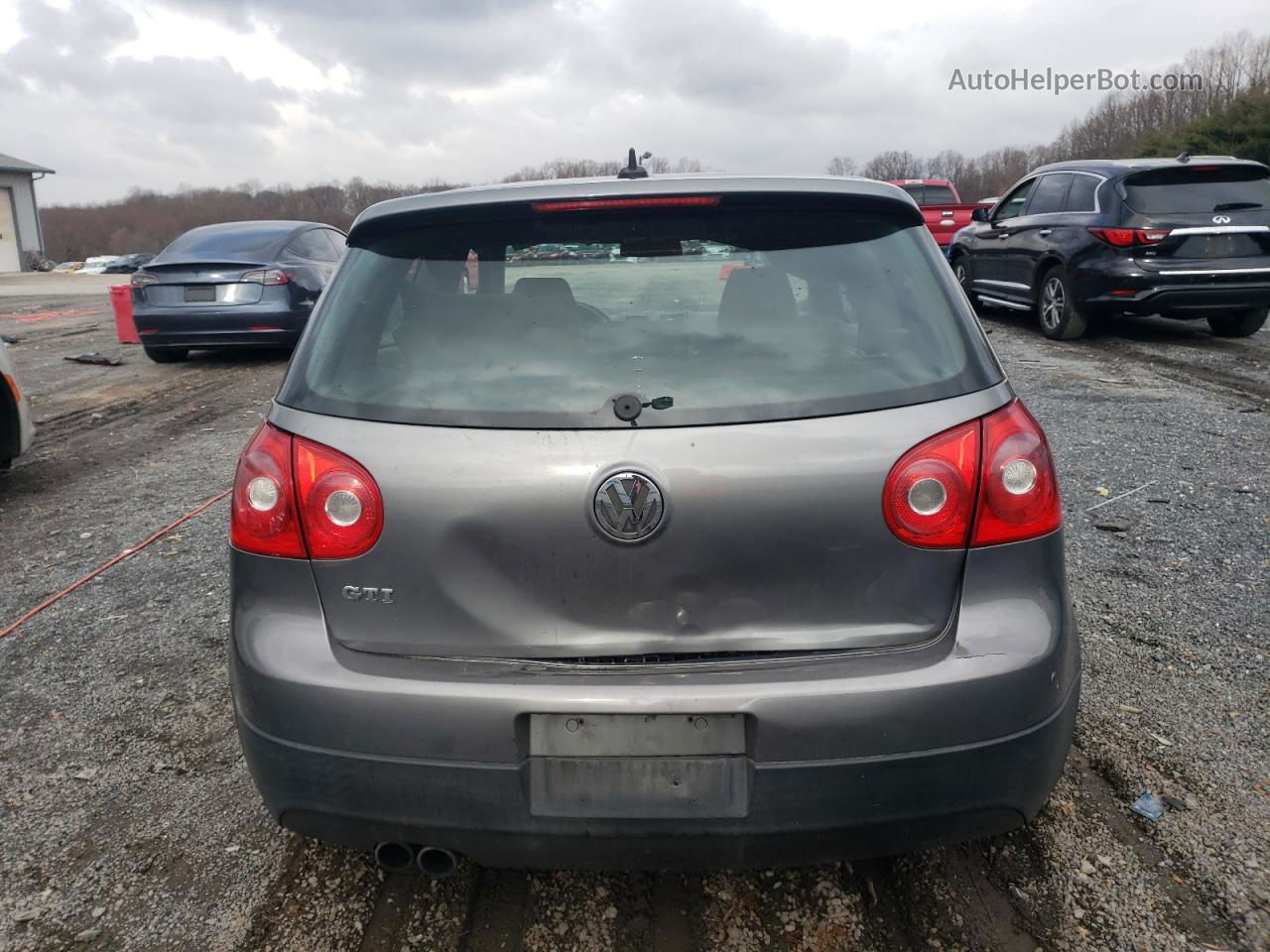 2009 Volkswagen Gti  Gray vin: WVWED71K19W007309