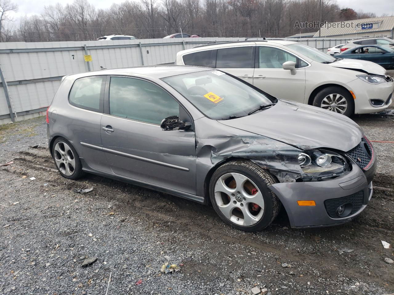 2009 Volkswagen Gti  Gray vin: WVWED71K19W007309