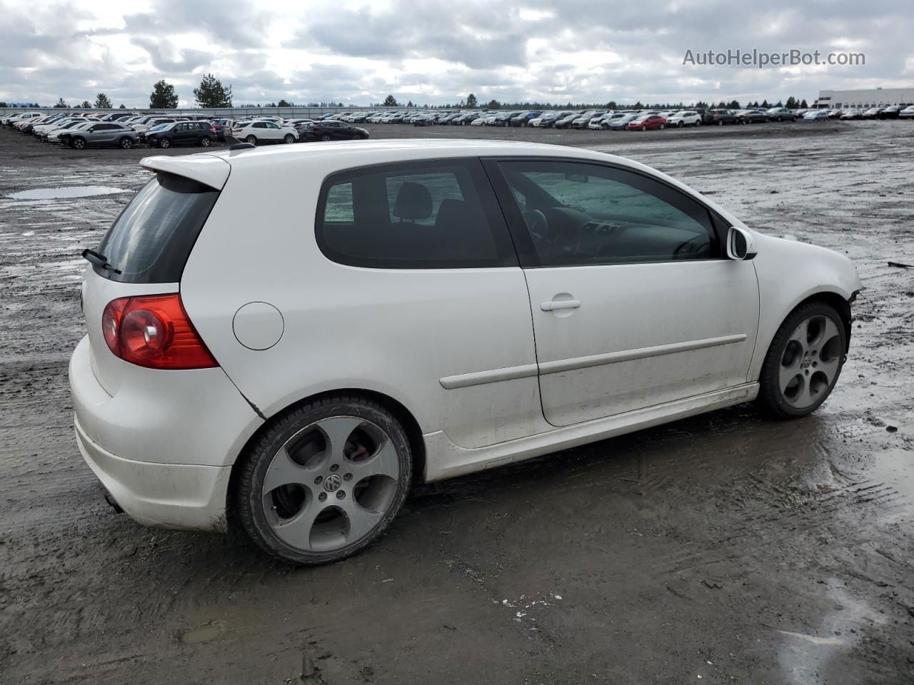 2009 Volkswagen Gti  White vin: WVWED71K39W068998