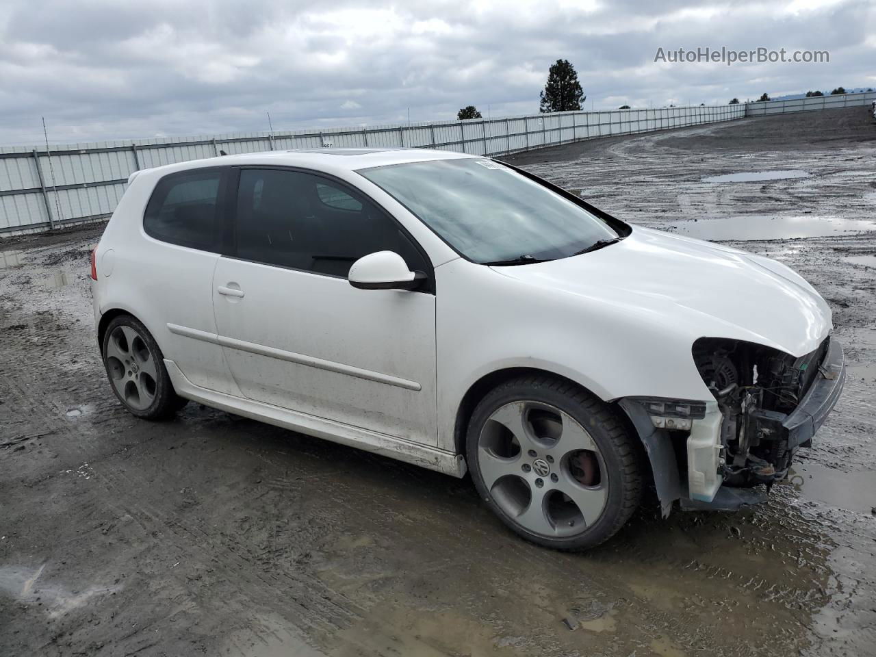 2009 Volkswagen Gti  Белый vin: WVWED71K39W068998