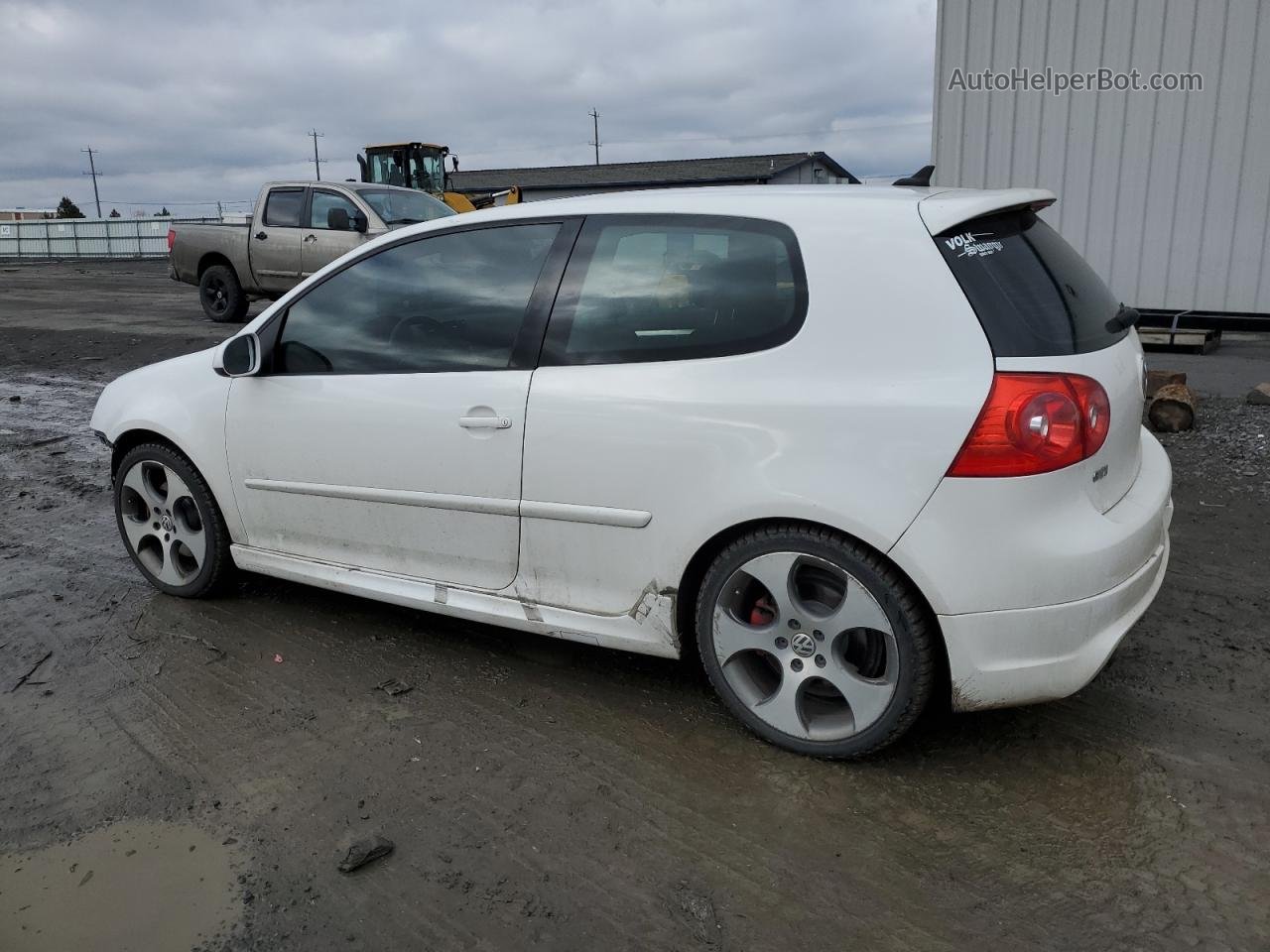 2009 Volkswagen Gti  Белый vin: WVWED71K39W068998