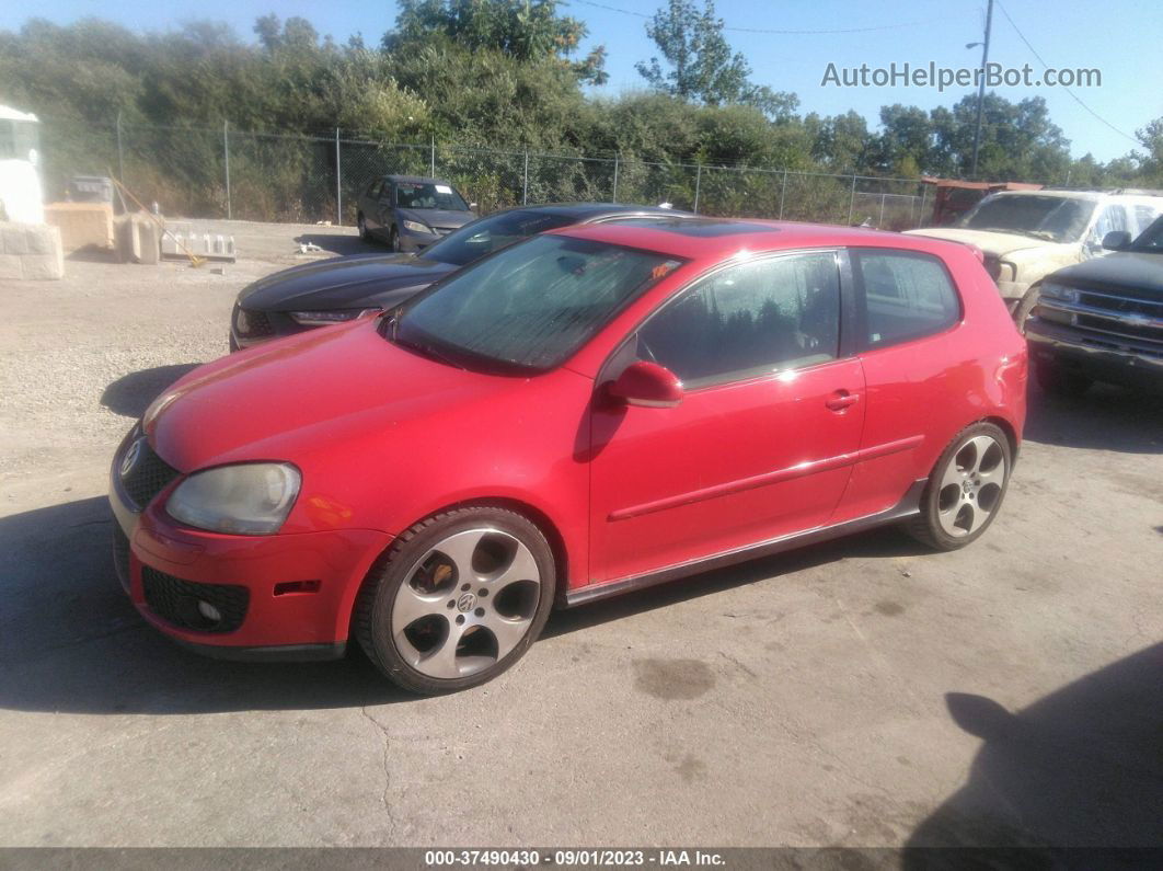 2009 Volkswagen Gti   Red vin: WVWED71K39W095179