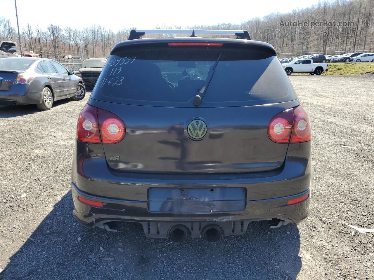 2009 Volkswagen Gti  Black vin: WVWED71K69W034215