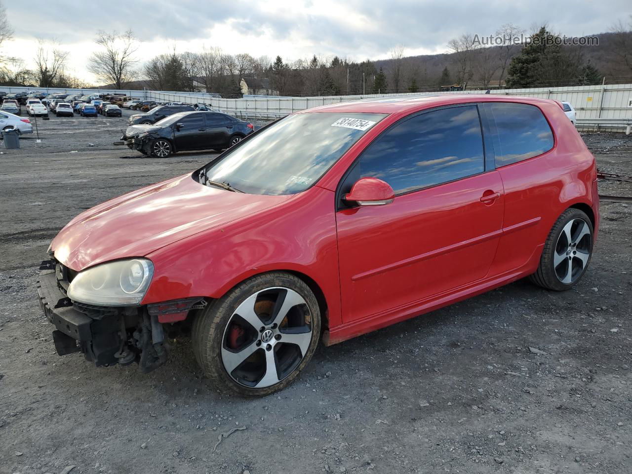 2009 Volkswagen Gti  Red vin: WVWED71K79W118690