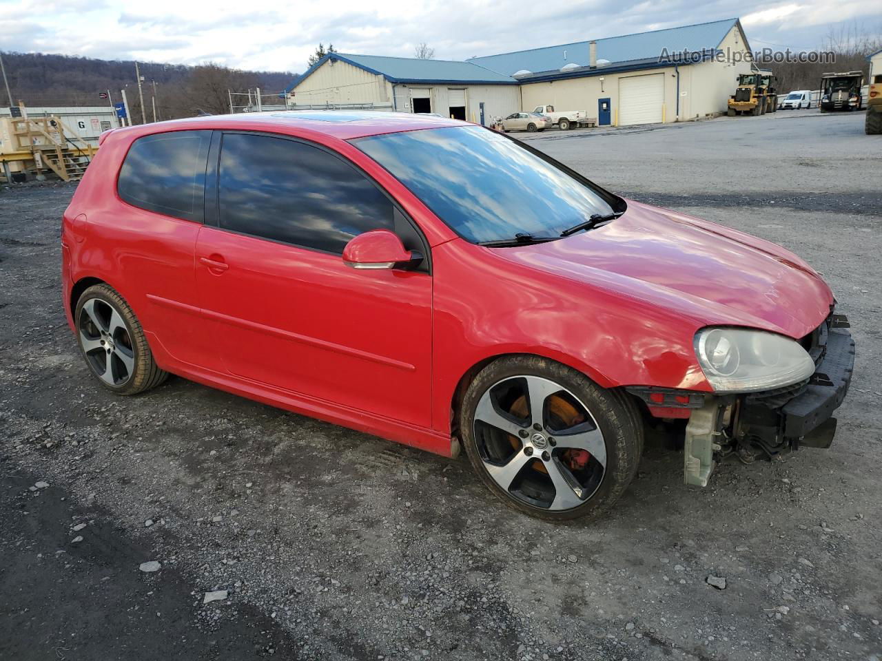 2009 Volkswagen Gti  Красный vin: WVWED71K79W118690