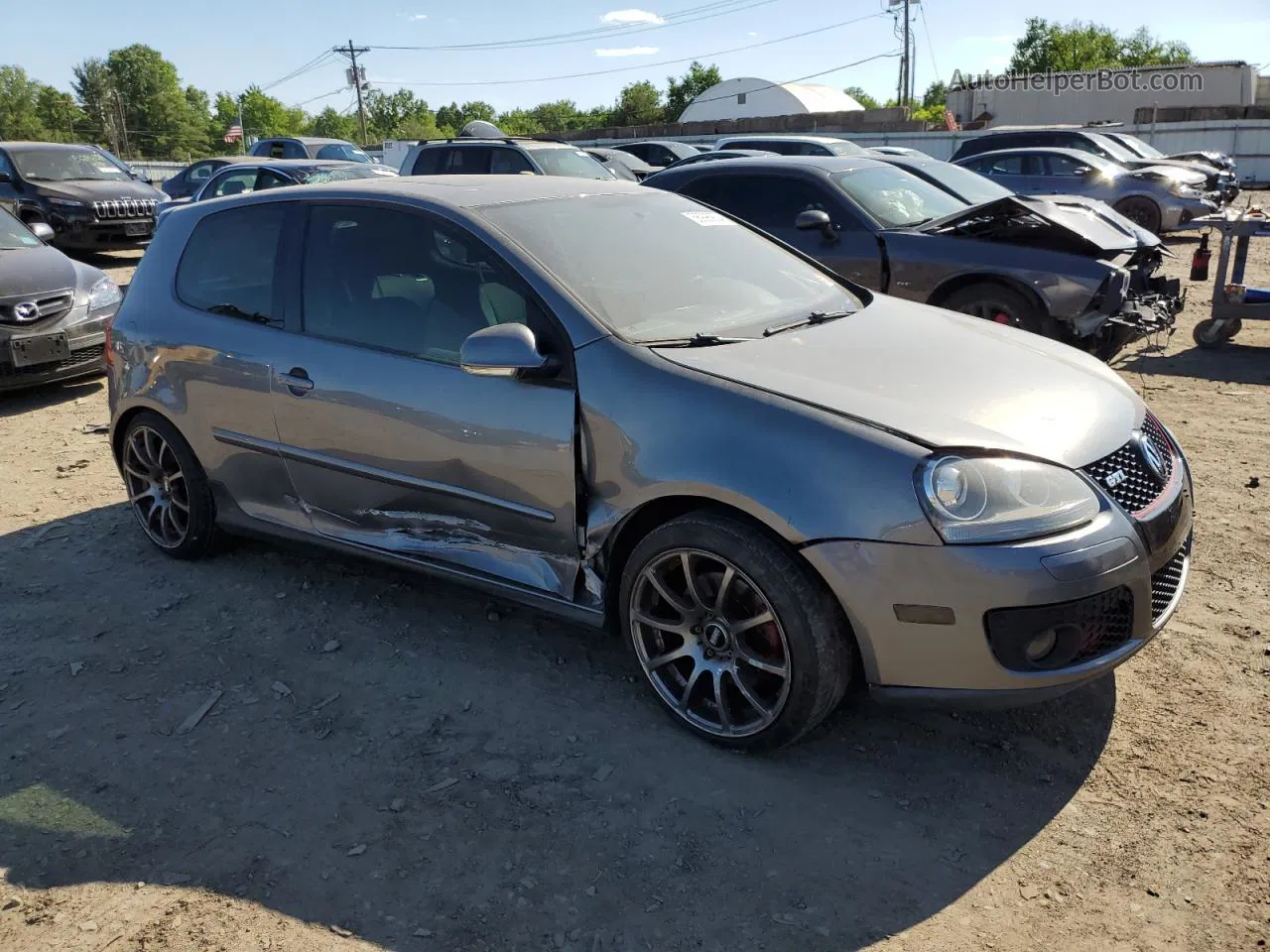 2009 Volkswagen Gti  Gray vin: WVWED71K79W134338