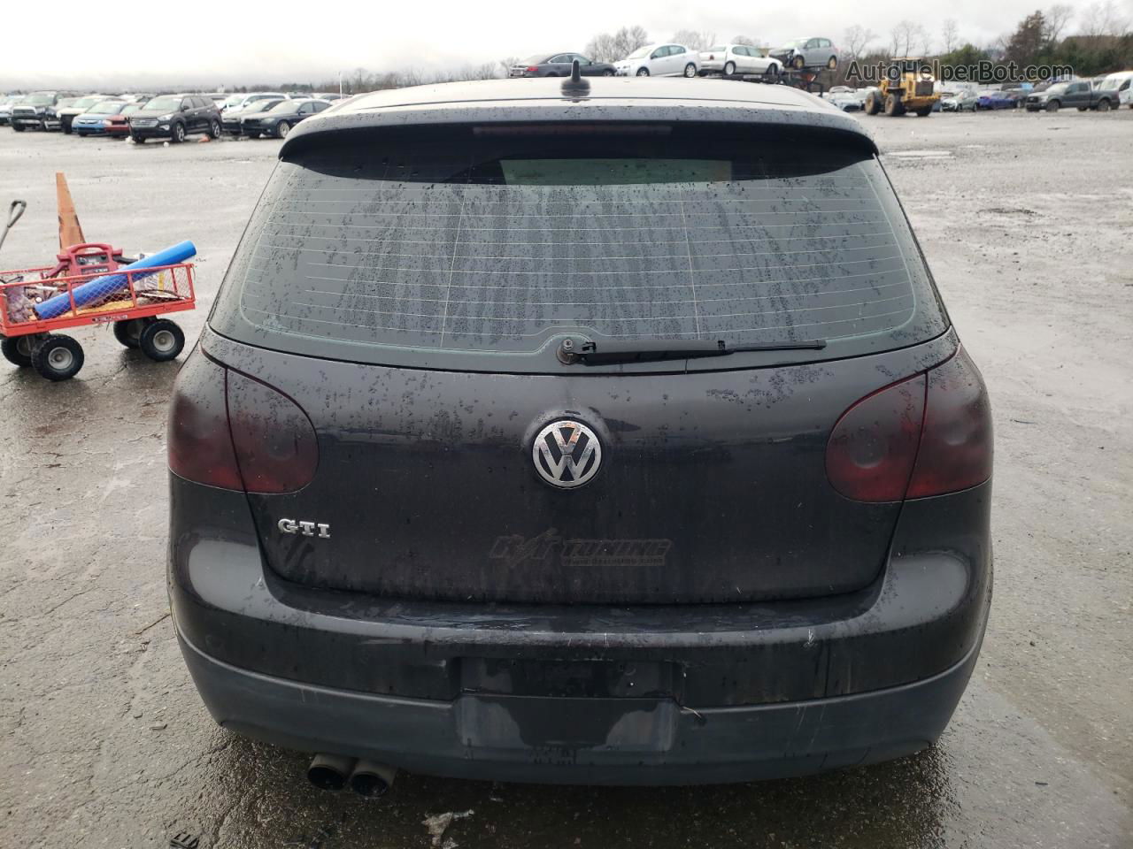 2009 Volkswagen Gti  Черный vin: WVWED71K89W045801