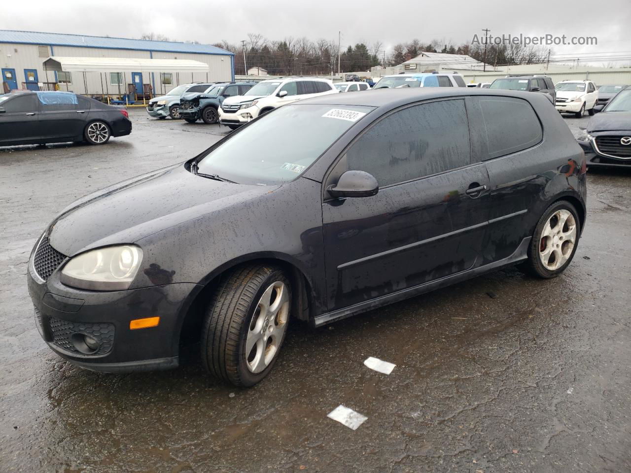 2009 Volkswagen Gti  Черный vin: WVWED71K89W045801