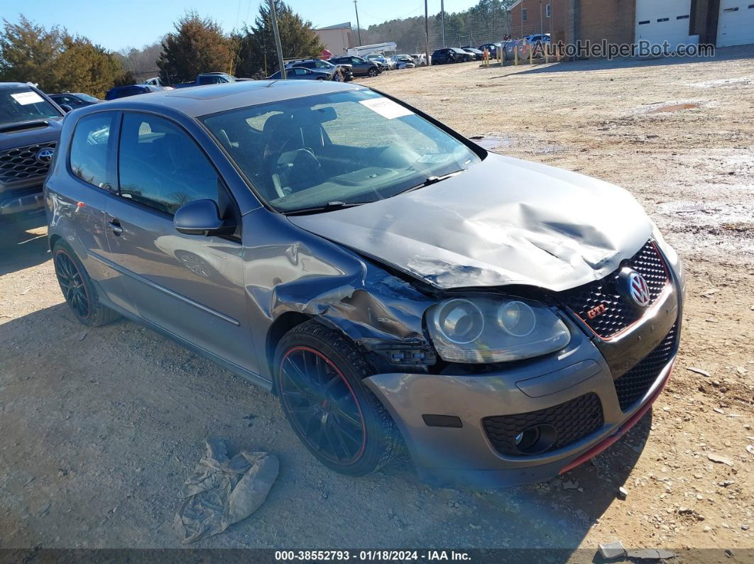 2009 Volkswagen Gti 2-door W/pzev  (m6) (discontinued) Gray vin: WVWED71K99W139461