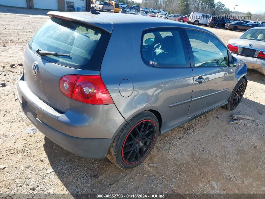 2009 Volkswagen Gti 2-door W/pzev  (m6) (discontinued) Gray vin: WVWED71K99W139461