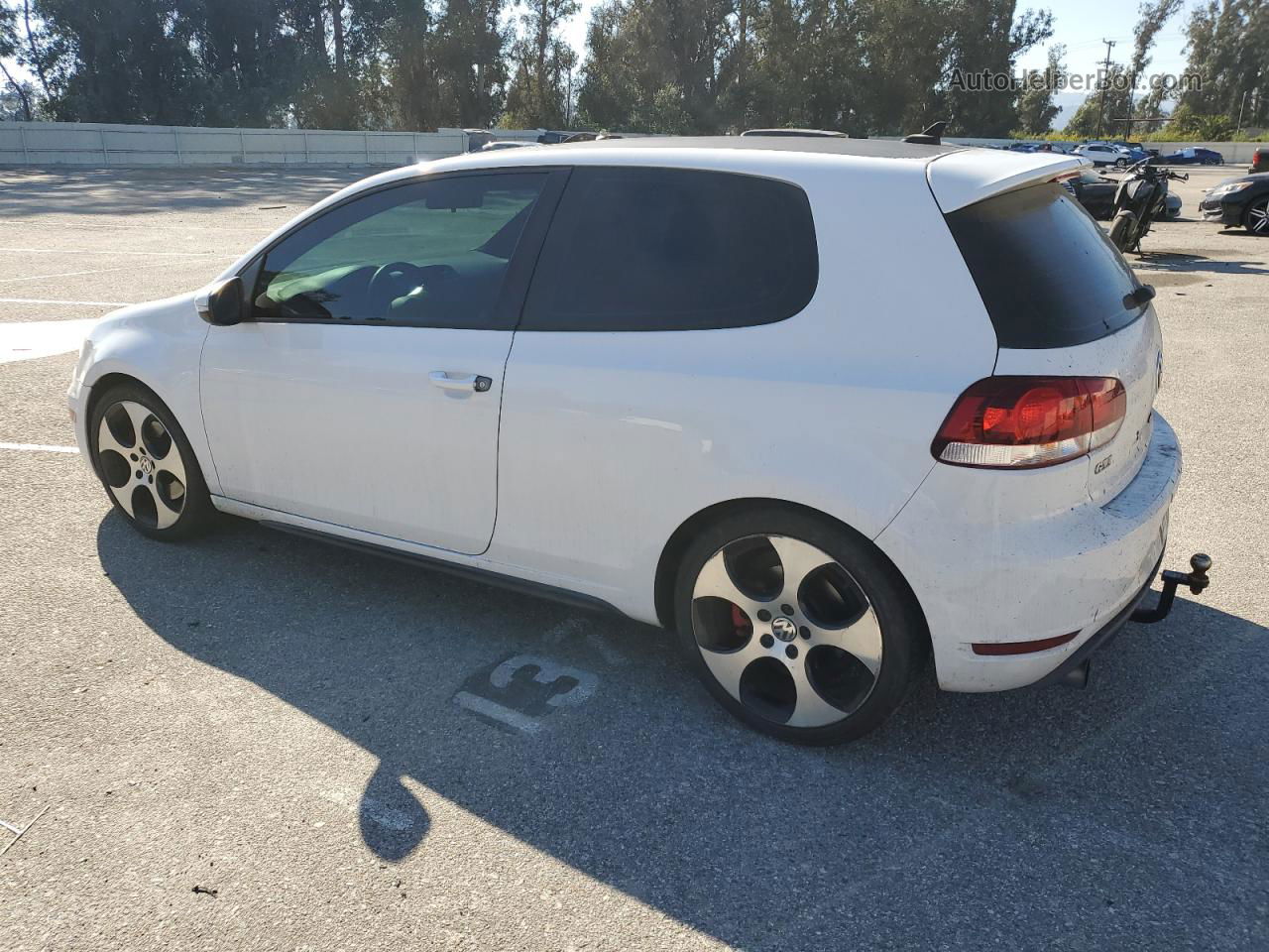 2010 Volkswagen Gti  White vin: WVWED7AJ0AW228072