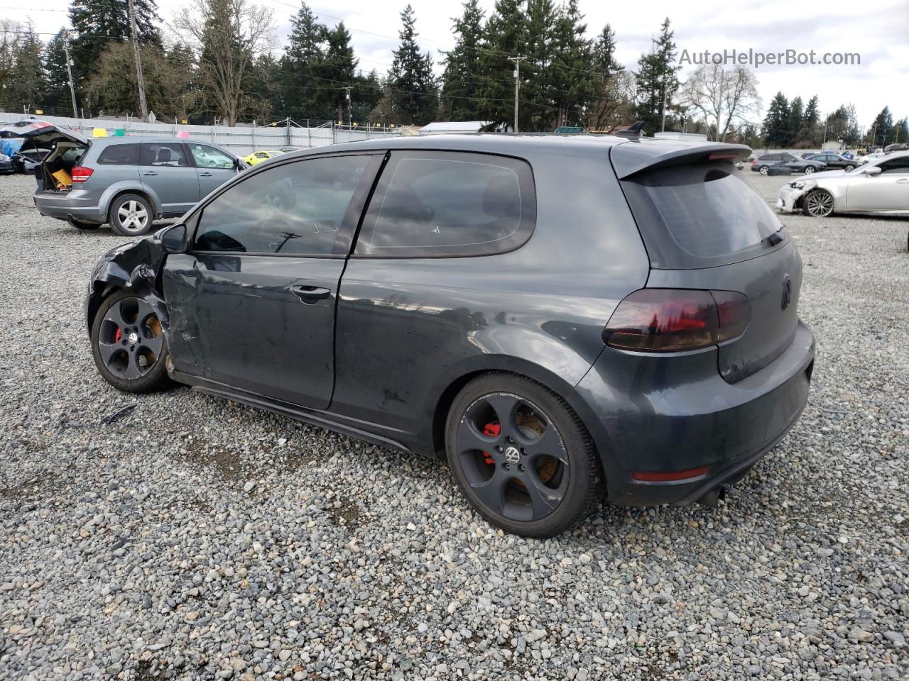 2010 Volkswagen Gti  Black vin: WVWED7AJ1AW071491