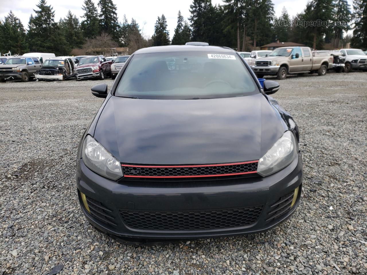 2010 Volkswagen Gti  Black vin: WVWED7AJ1AW071491