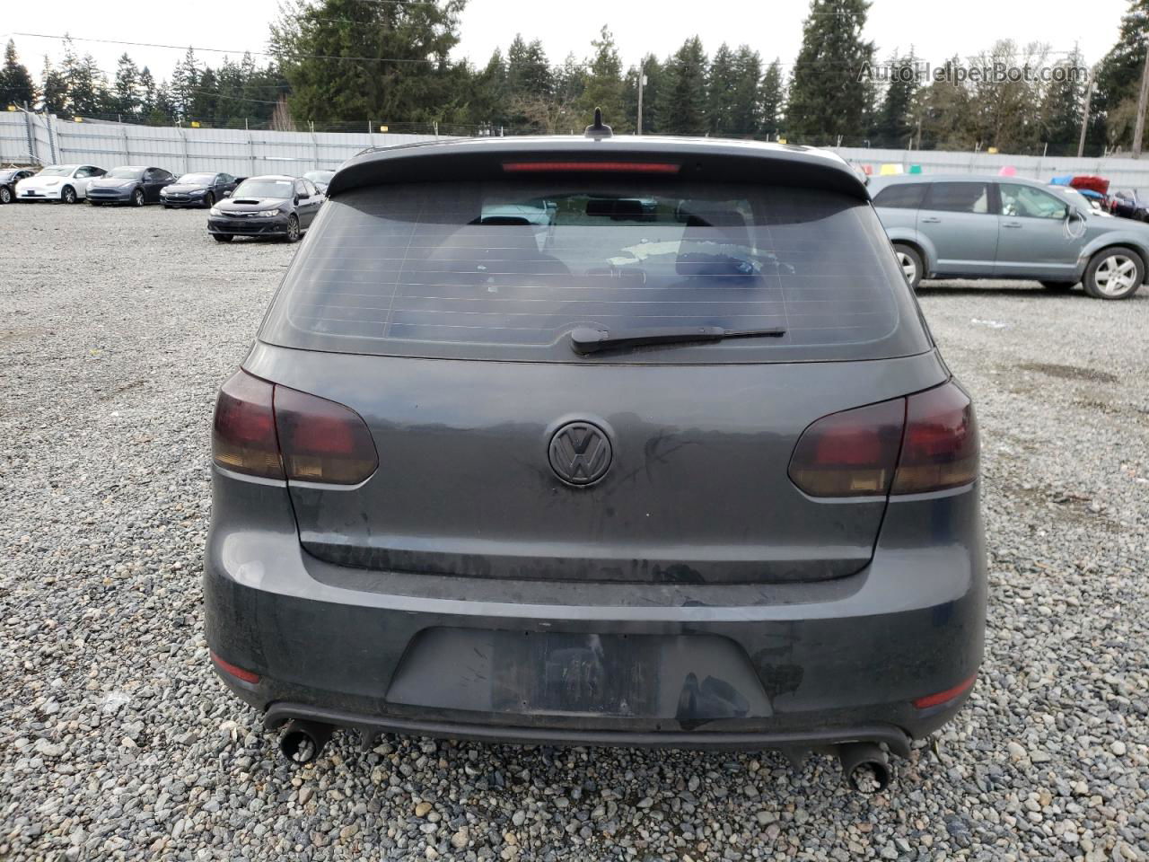 2010 Volkswagen Gti  Black vin: WVWED7AJ1AW071491