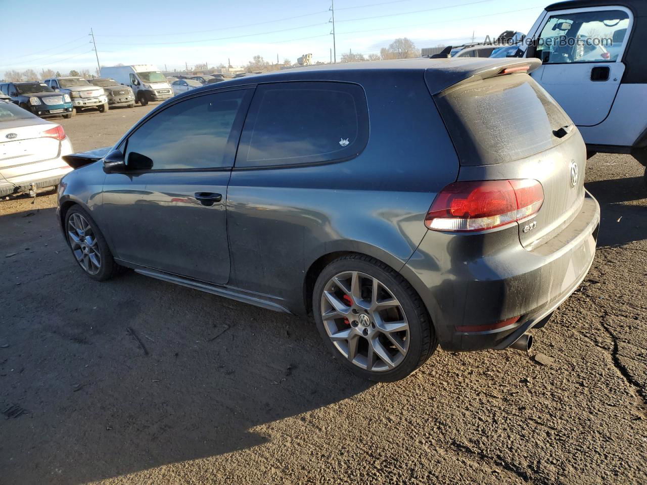 2010 Volkswagen Gti  Синий vin: WVWED7AJ2AW171437