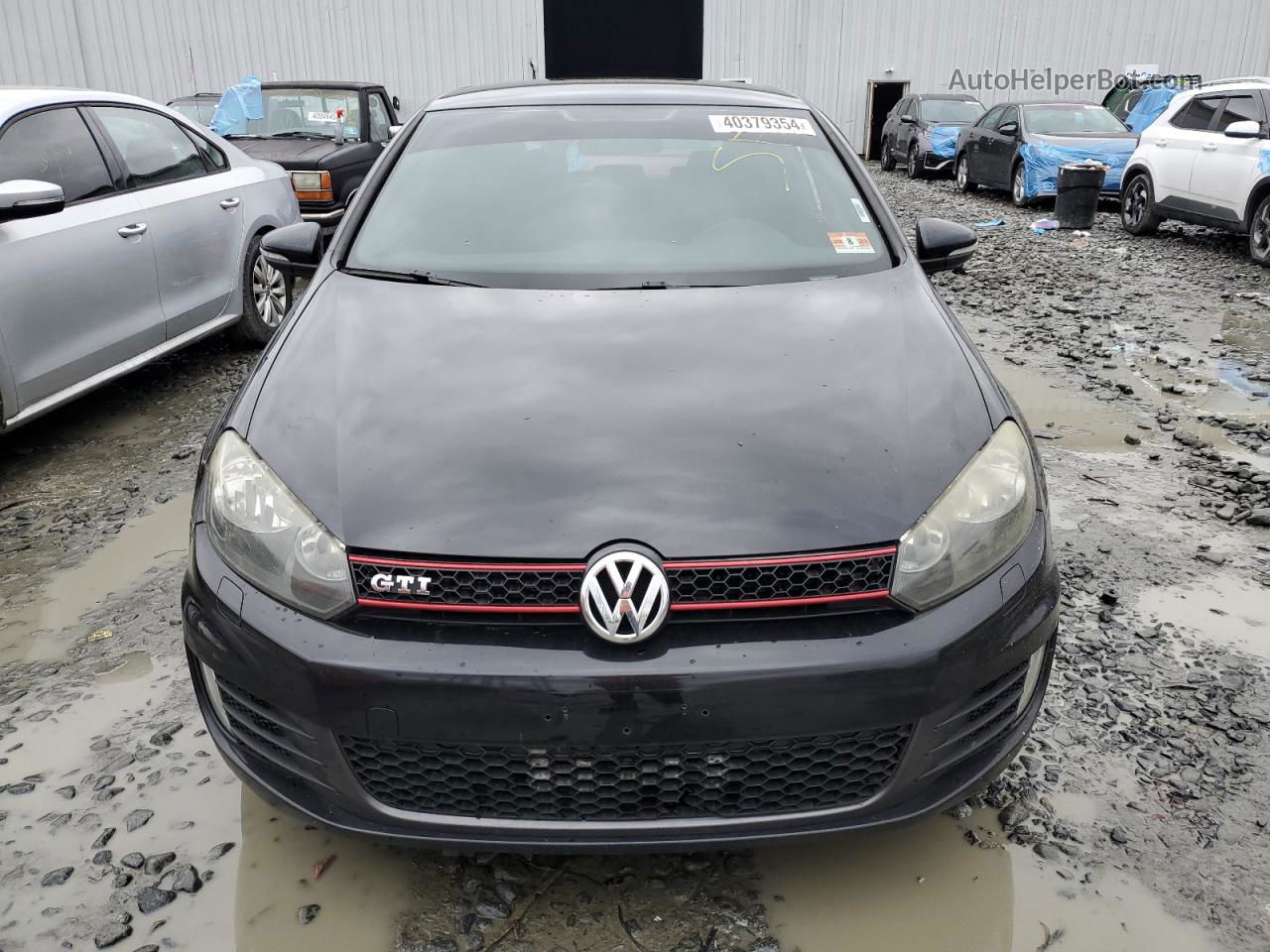 2010 Volkswagen Gti  Black vin: WVWED7AJ2AW241020