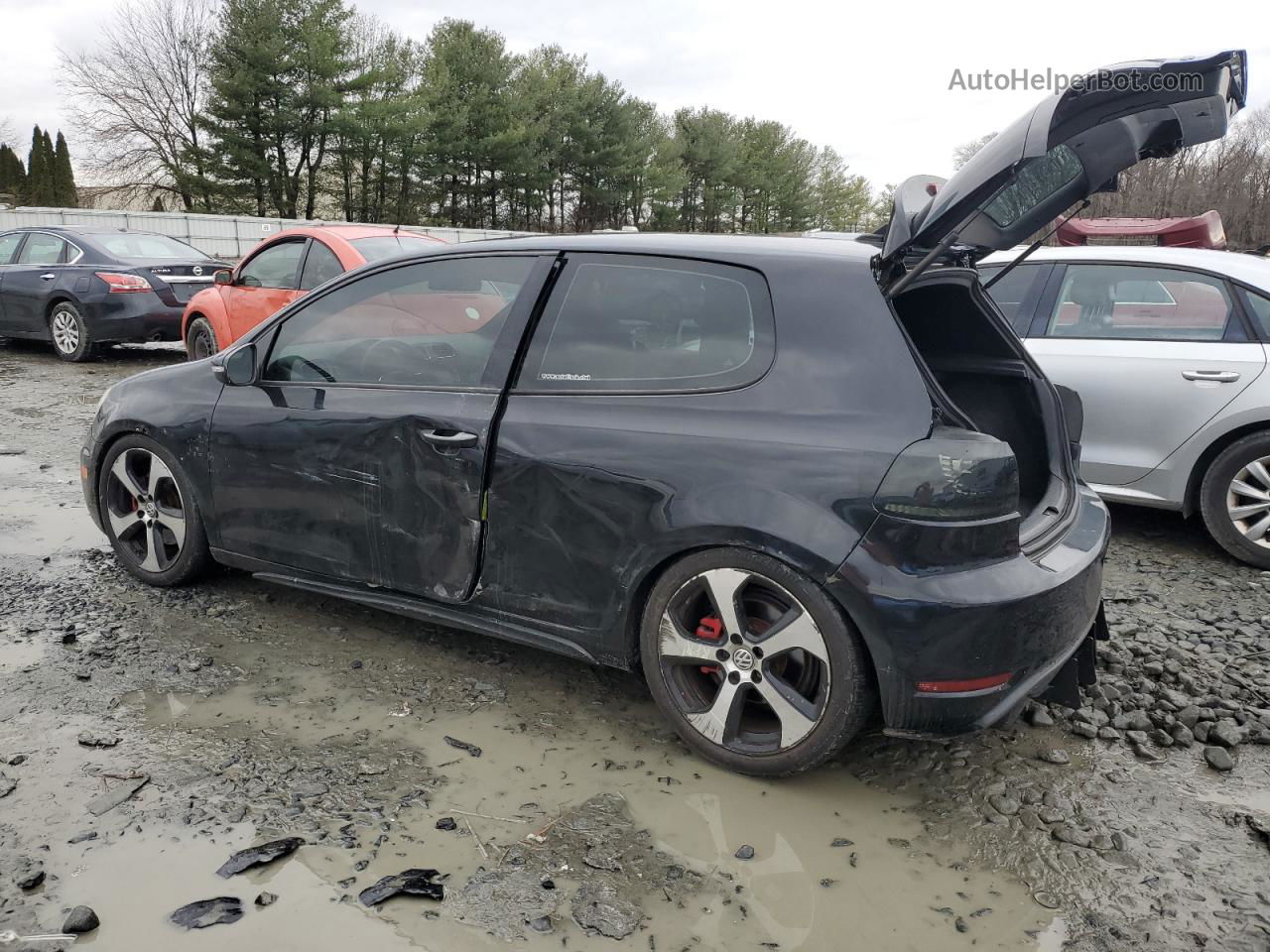 2010 Volkswagen Gti  Black vin: WVWED7AJ2AW241020