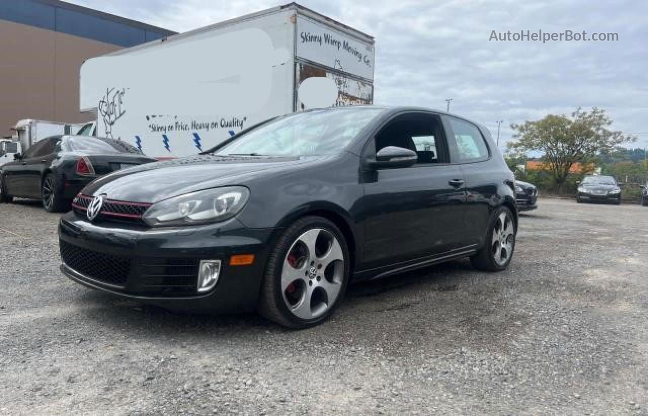 2010 Volkswagen Gti Gray vin: WVWED7AJ3AW326013