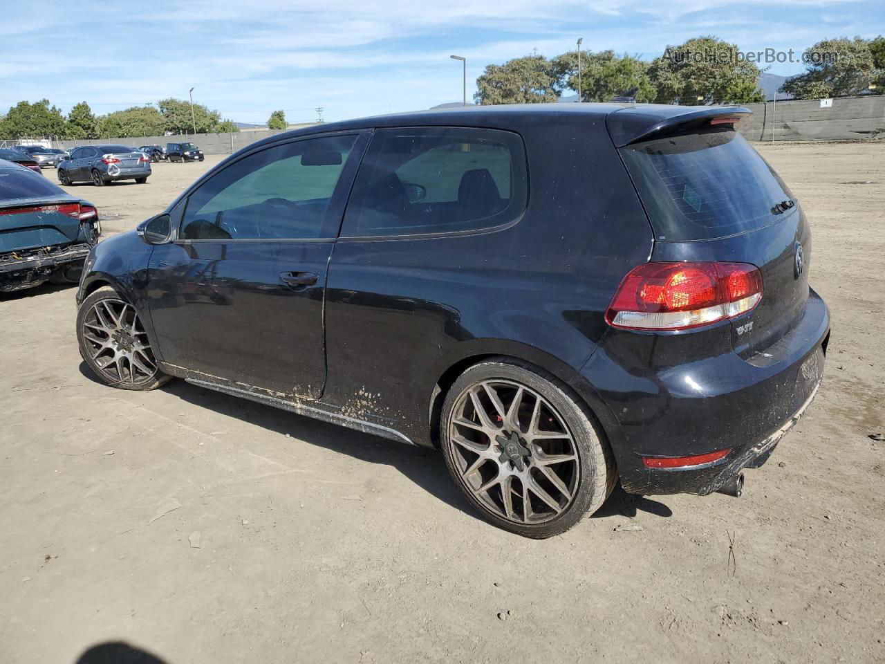 2010 Volkswagen Gti  Black vin: WVWED7AJ3AW361411