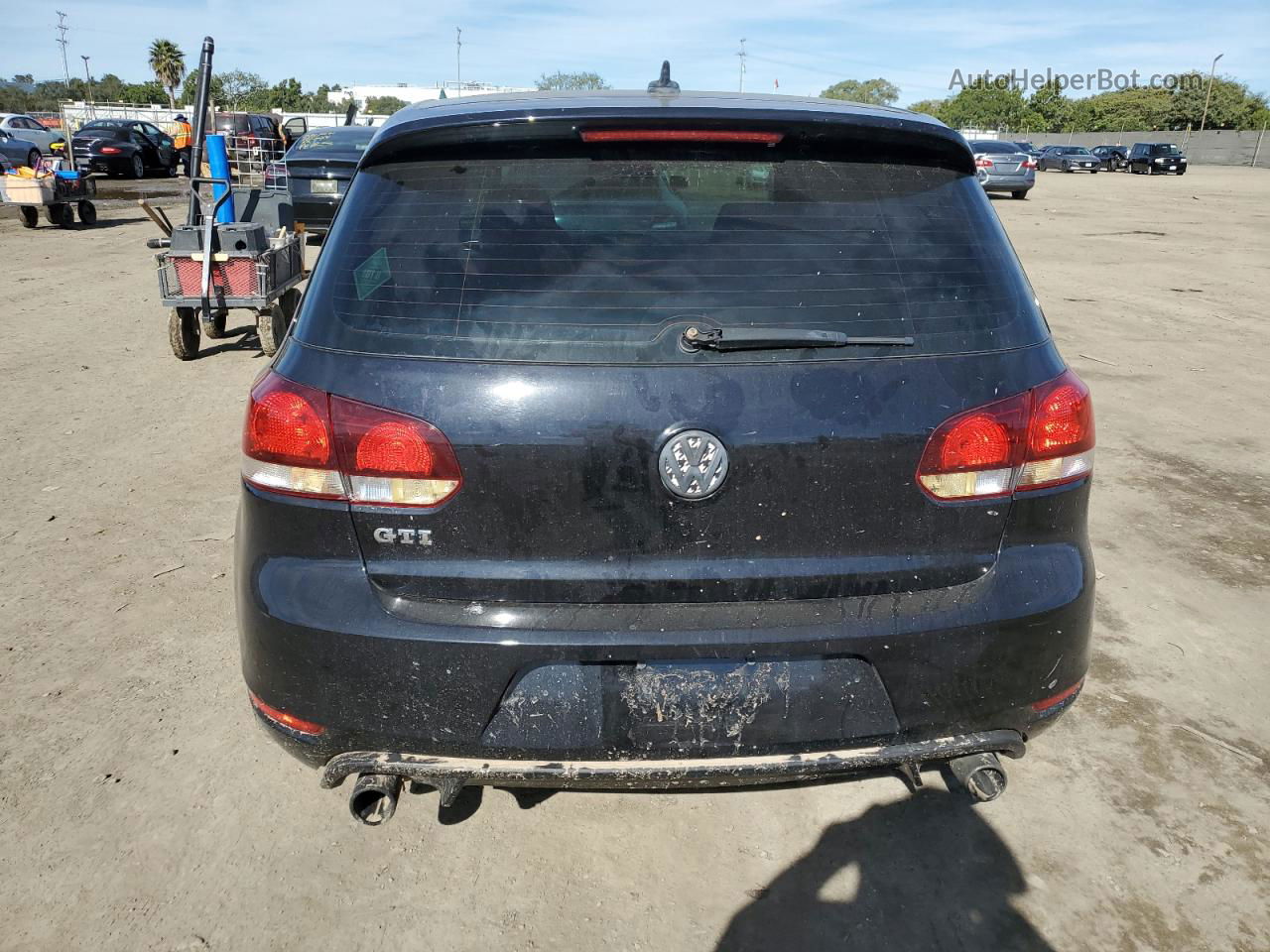 2010 Volkswagen Gti  Black vin: WVWED7AJ3AW361411