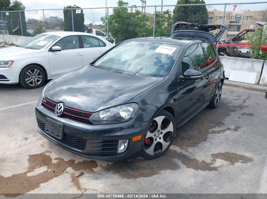 2010 Volkswagen Gti 2-door Gray vin: WVWED7AJ4AW172587