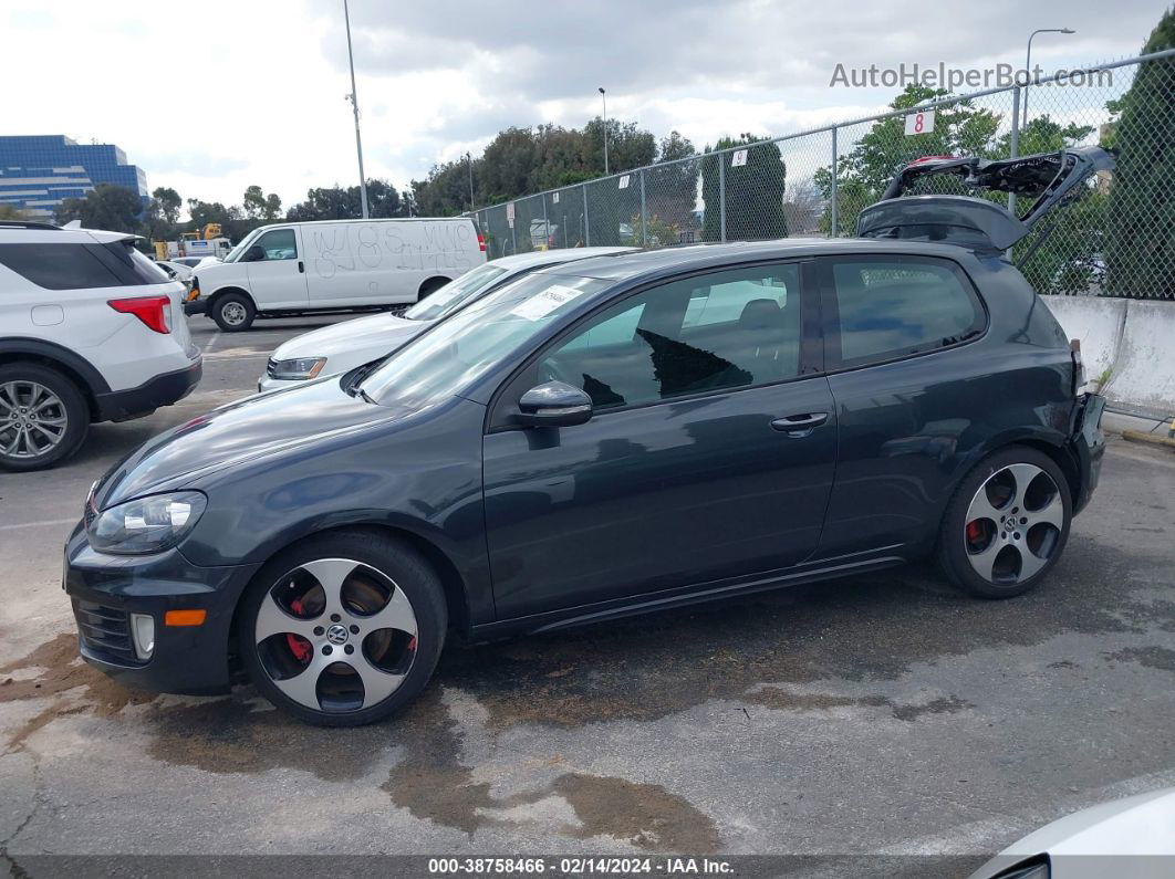 2010 Volkswagen Gti 2-door Gray vin: WVWED7AJ4AW172587