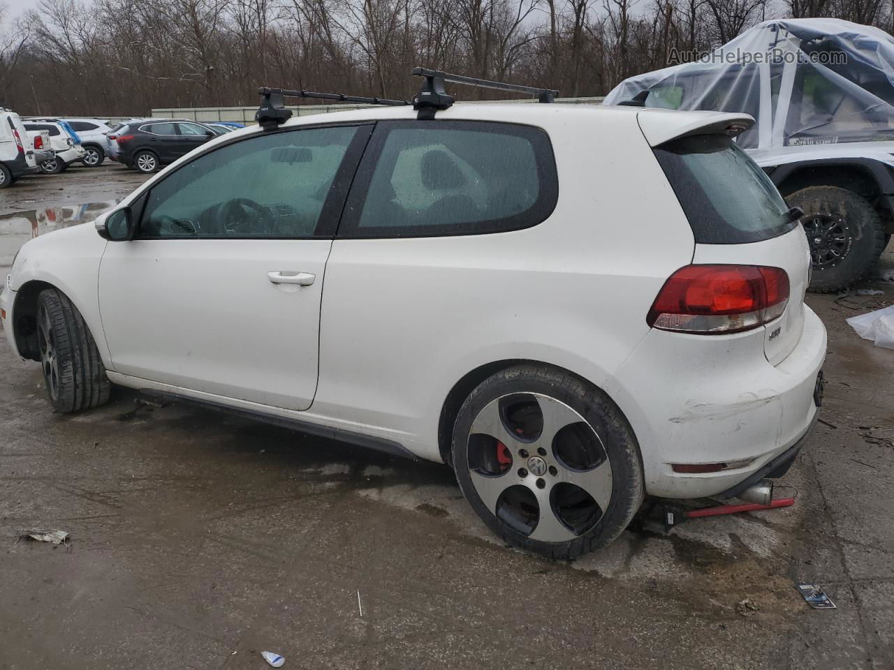 2010 Volkswagen Gti  White vin: WVWED7AJ5AW074233