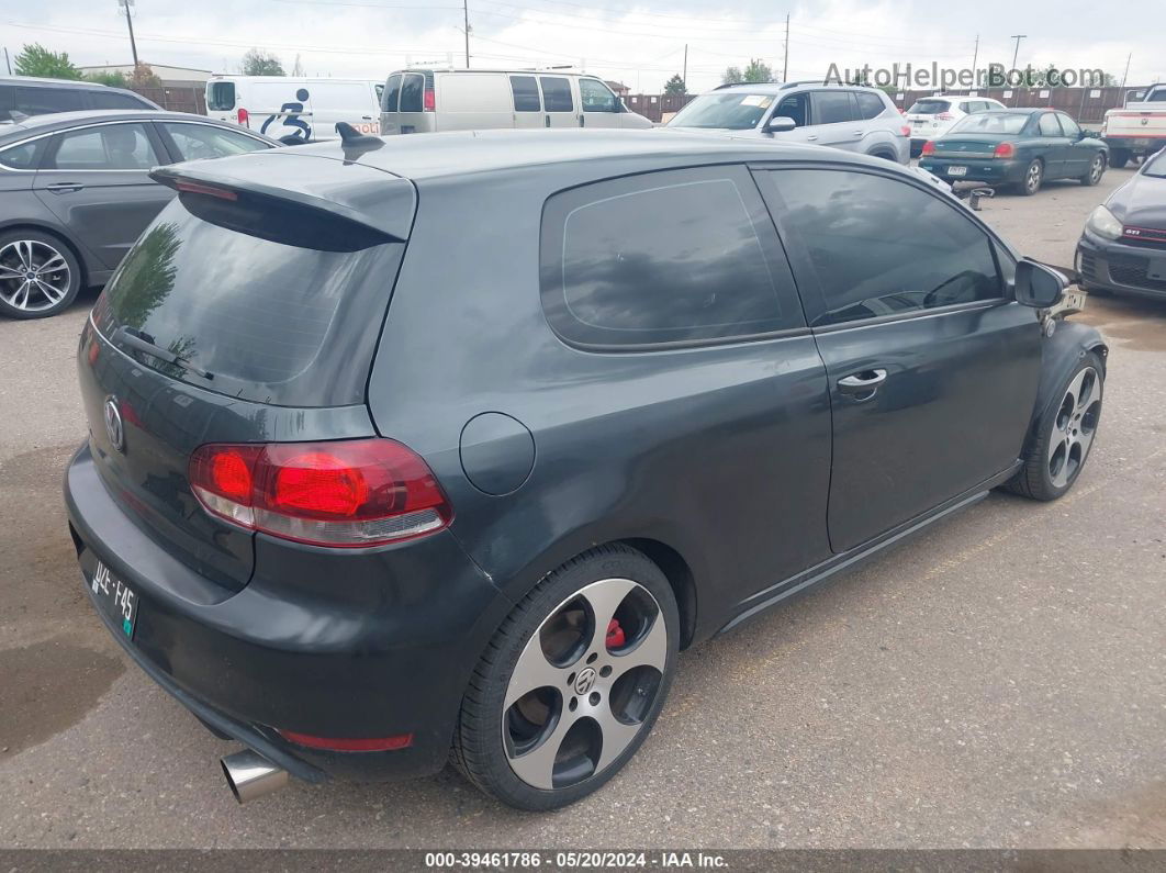 2010 Volkswagen Gti 2-door Black vin: WVWED7AJ8AW415138