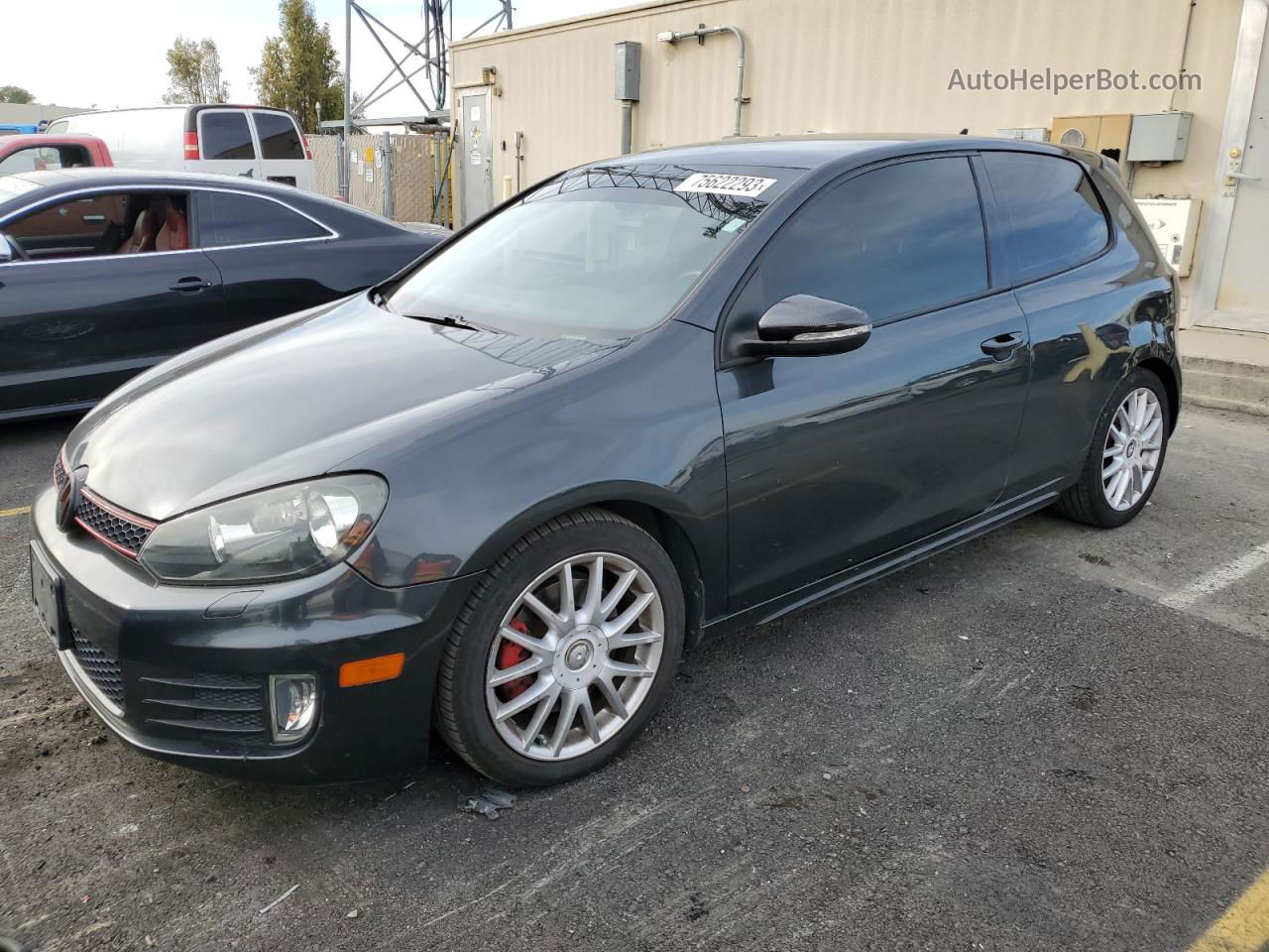 2010 Volkswagen Gti  Gray vin: WVWED7AJ9AW369612