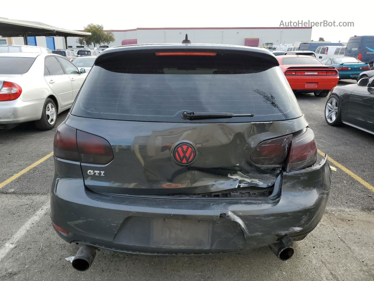 2010 Volkswagen Gti  Gray vin: WVWED7AJ9AW369612