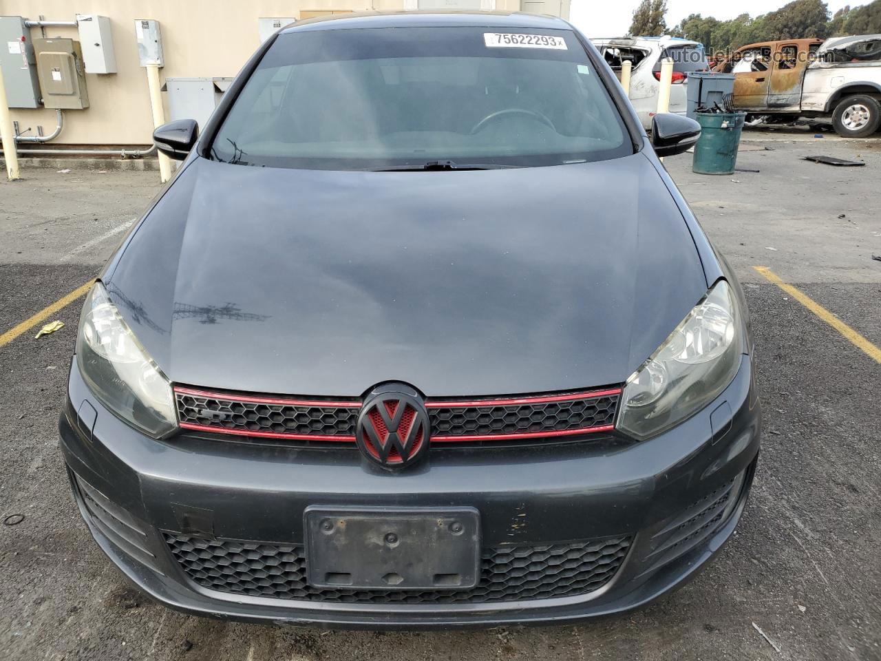 2010 Volkswagen Gti  Gray vin: WVWED7AJ9AW369612